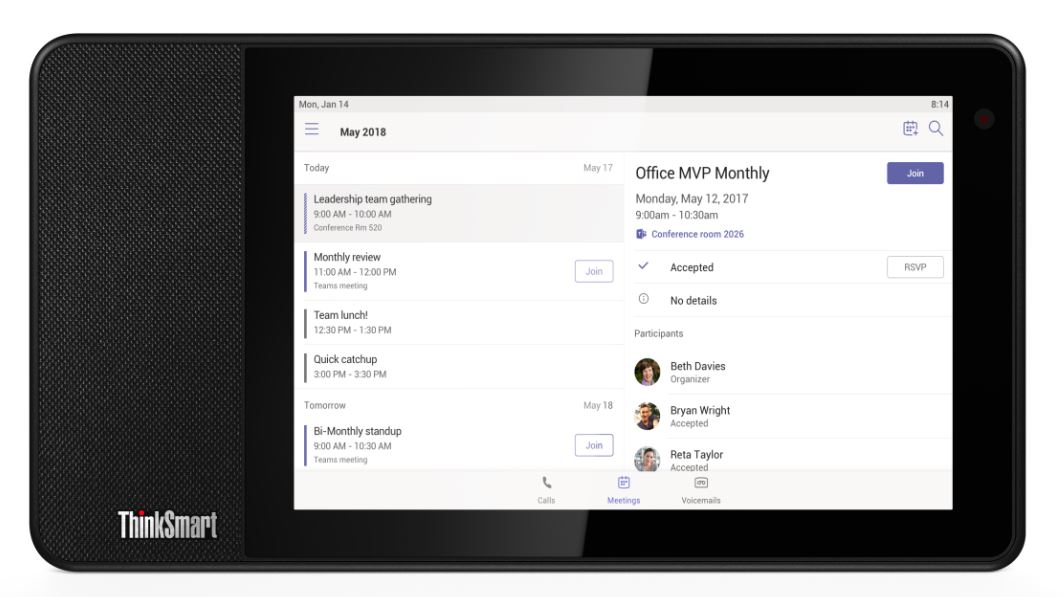 ThinkSmart View for Microsoft Teams - Overview and Service Parts 